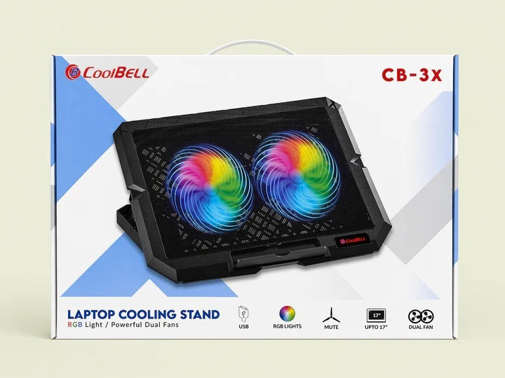 CoolBell CB-3X RGB Laptop Cooling Pad